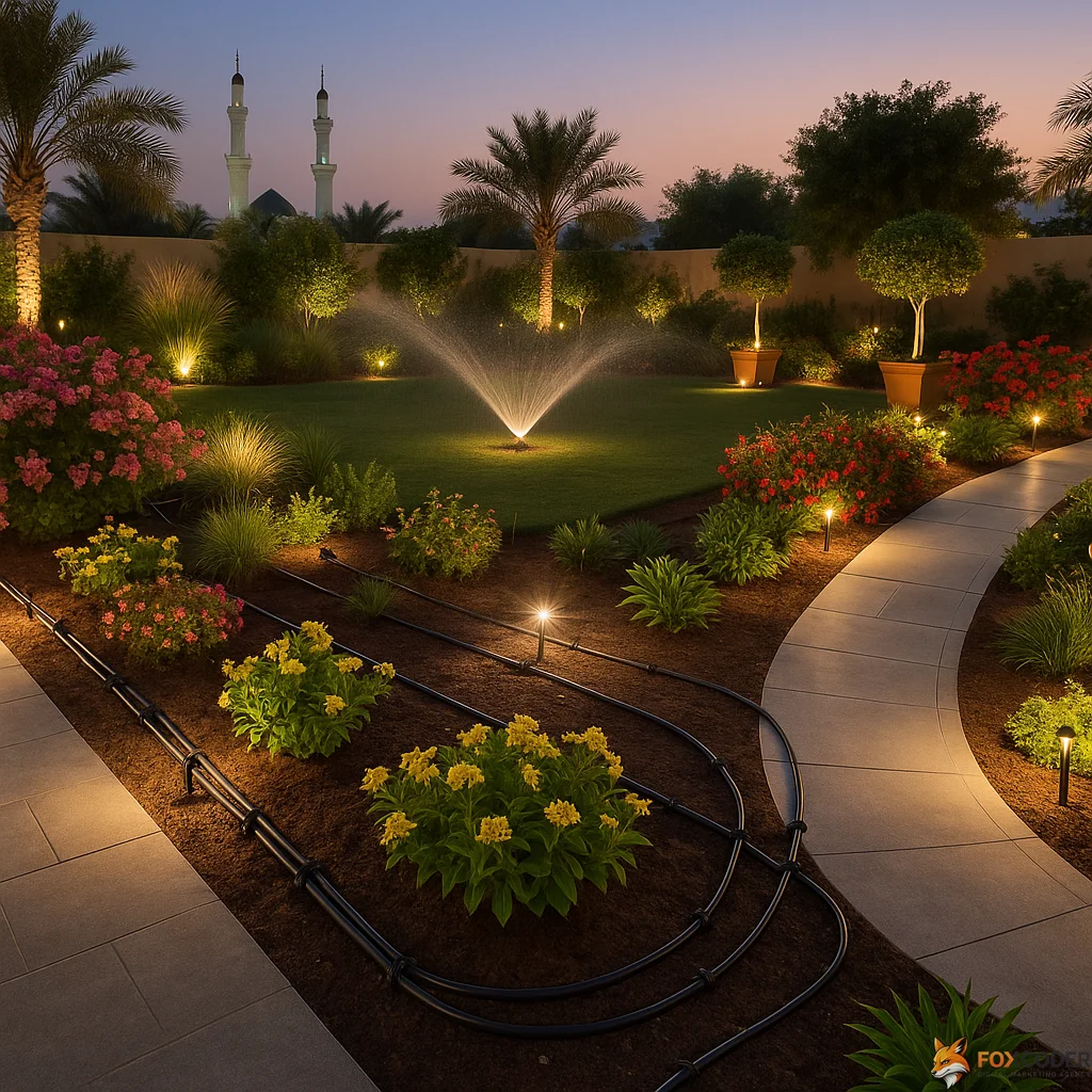 صورة مقالة أنواع أنظمة الري المناسبة للحدائق في الإمارات