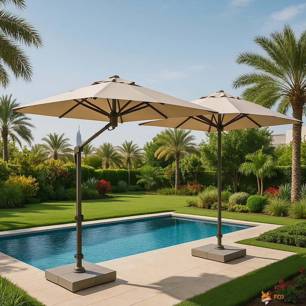 صورة مقالة أفضل أنواع المظلات للحدائق والمسابح